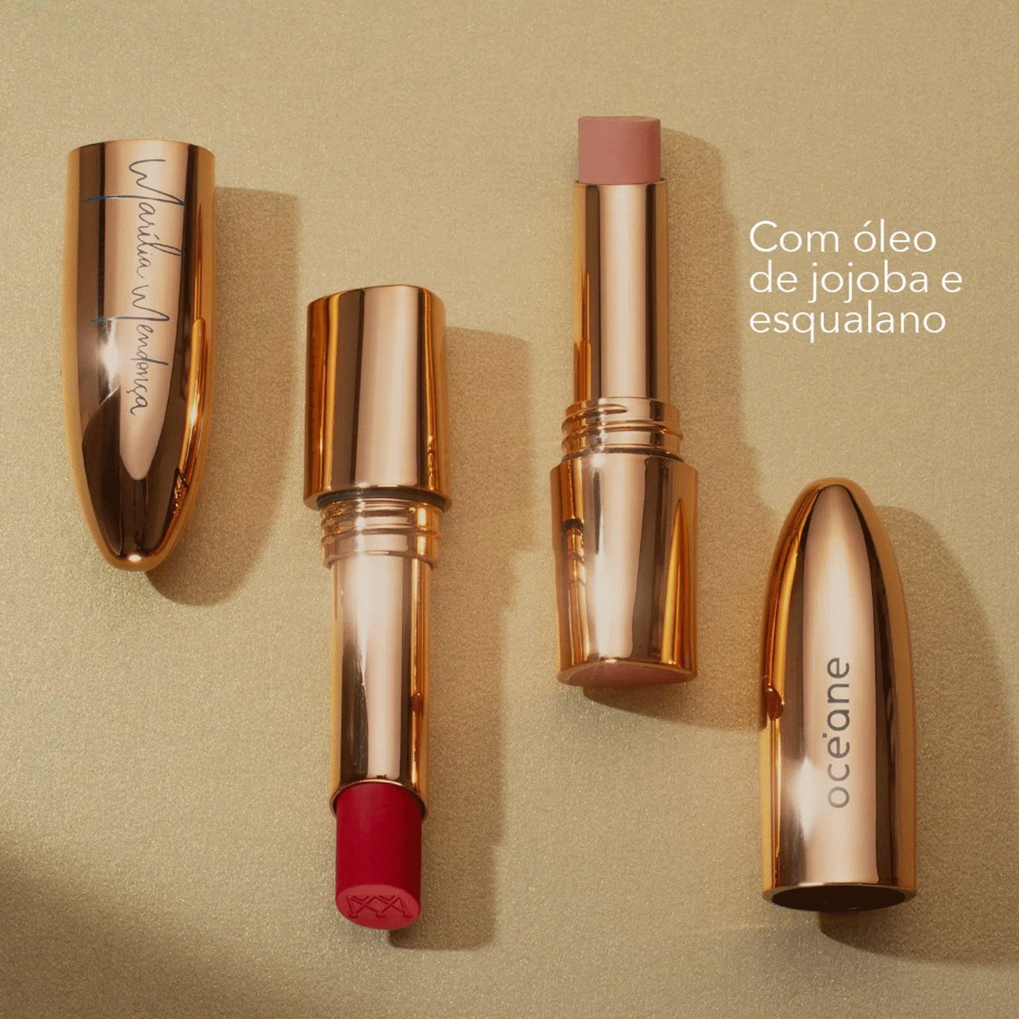 Velvet Lipstick Marília Mendonça Océane Red Star Vermelho 3,2g