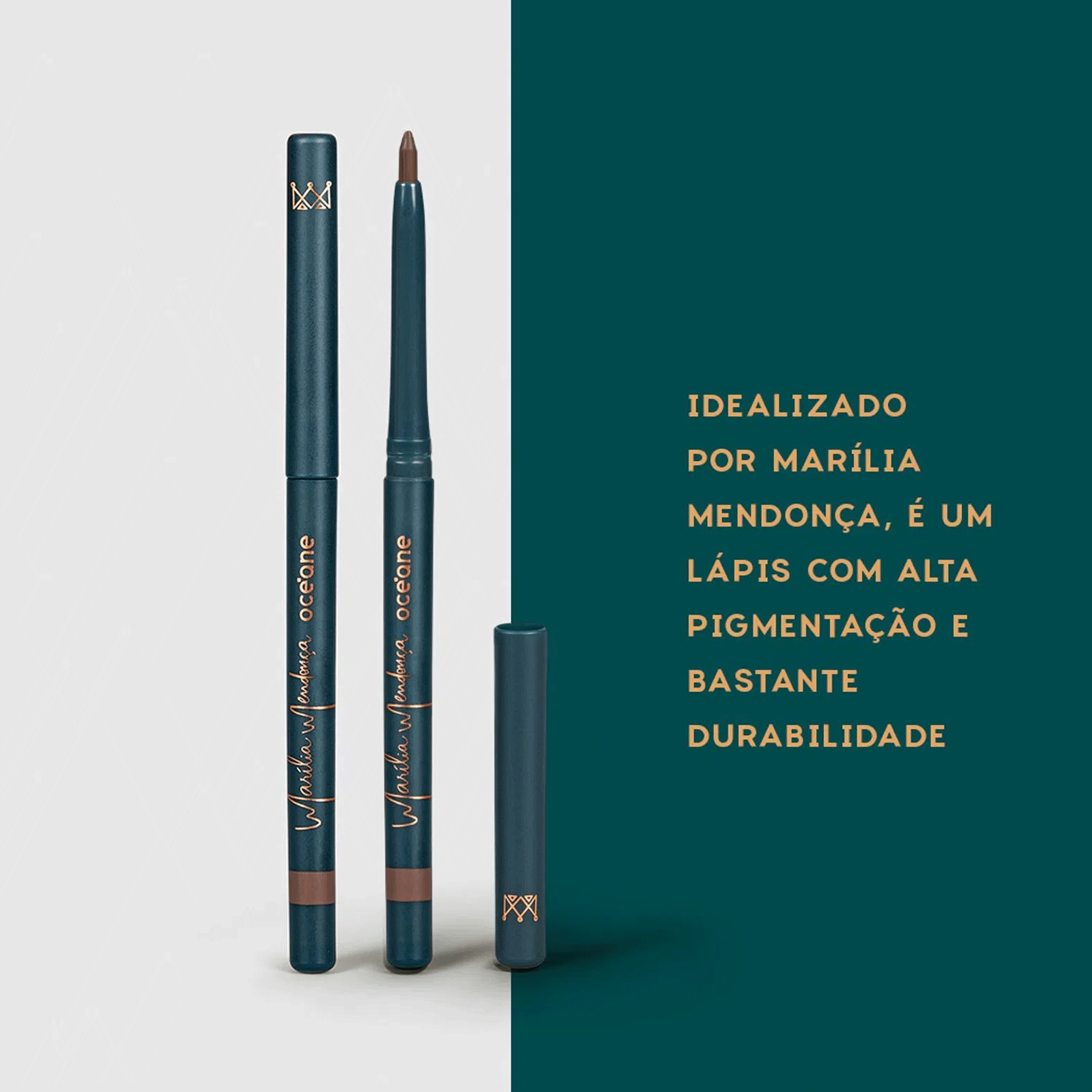 Lápis De Olhos Marília Mendonça Océane Dark Brown 1,2g