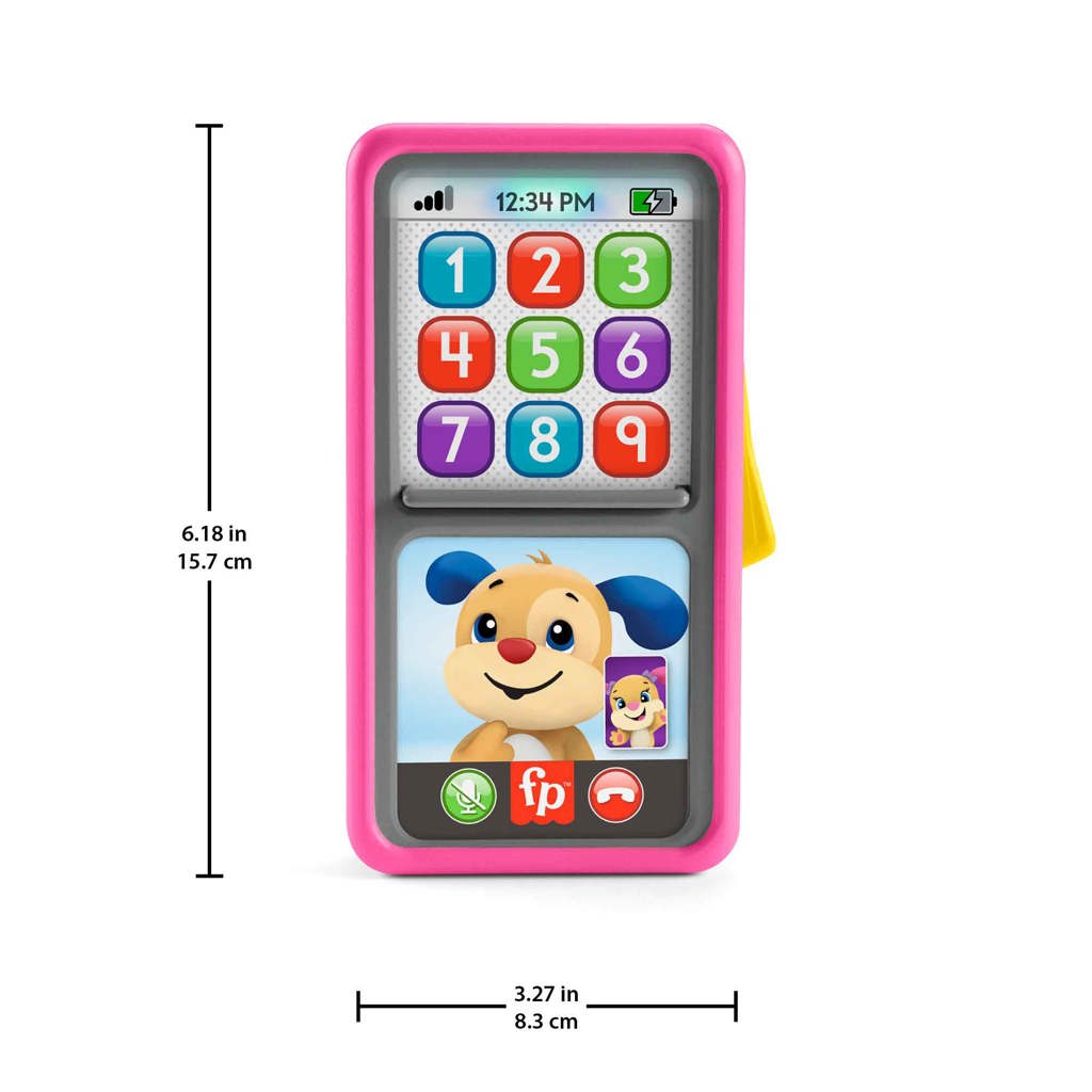 Brinquedo Educativo Telefone Interativo de Aprendizagem Fisher-Price Rosa