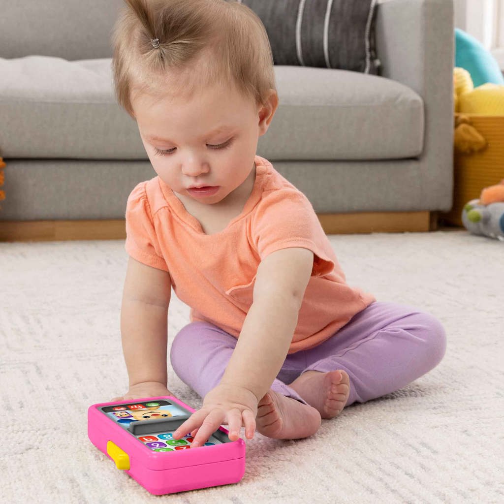 Brinquedo Educativo Telefone Interativo de Aprendizagem Fisher-Price Rosa