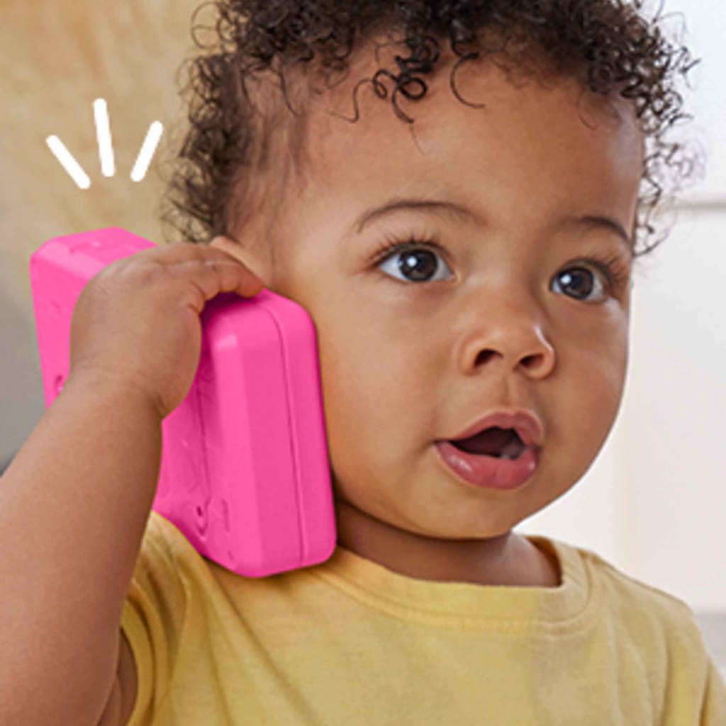 Brinquedo Educativo Telefone Interativo de Aprendizagem Fisher-Price Rosa