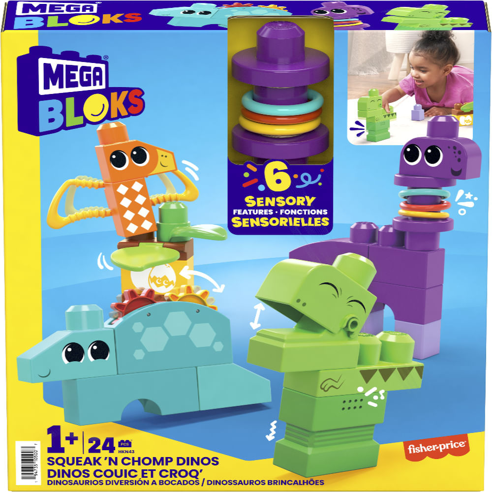 Blocos de Montar Interativos - App Toys - Dinossauros - Chicco