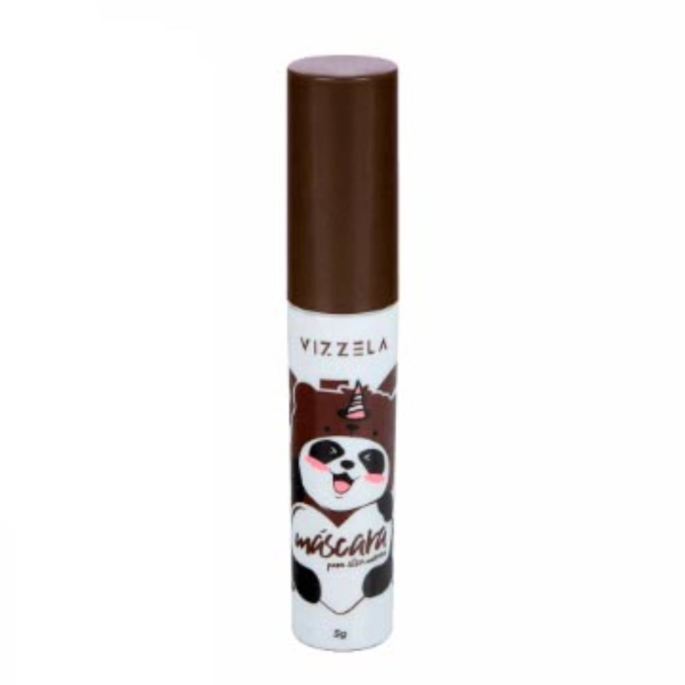 Máscara De Cílios Vizzela Big No Panda Brown 5g