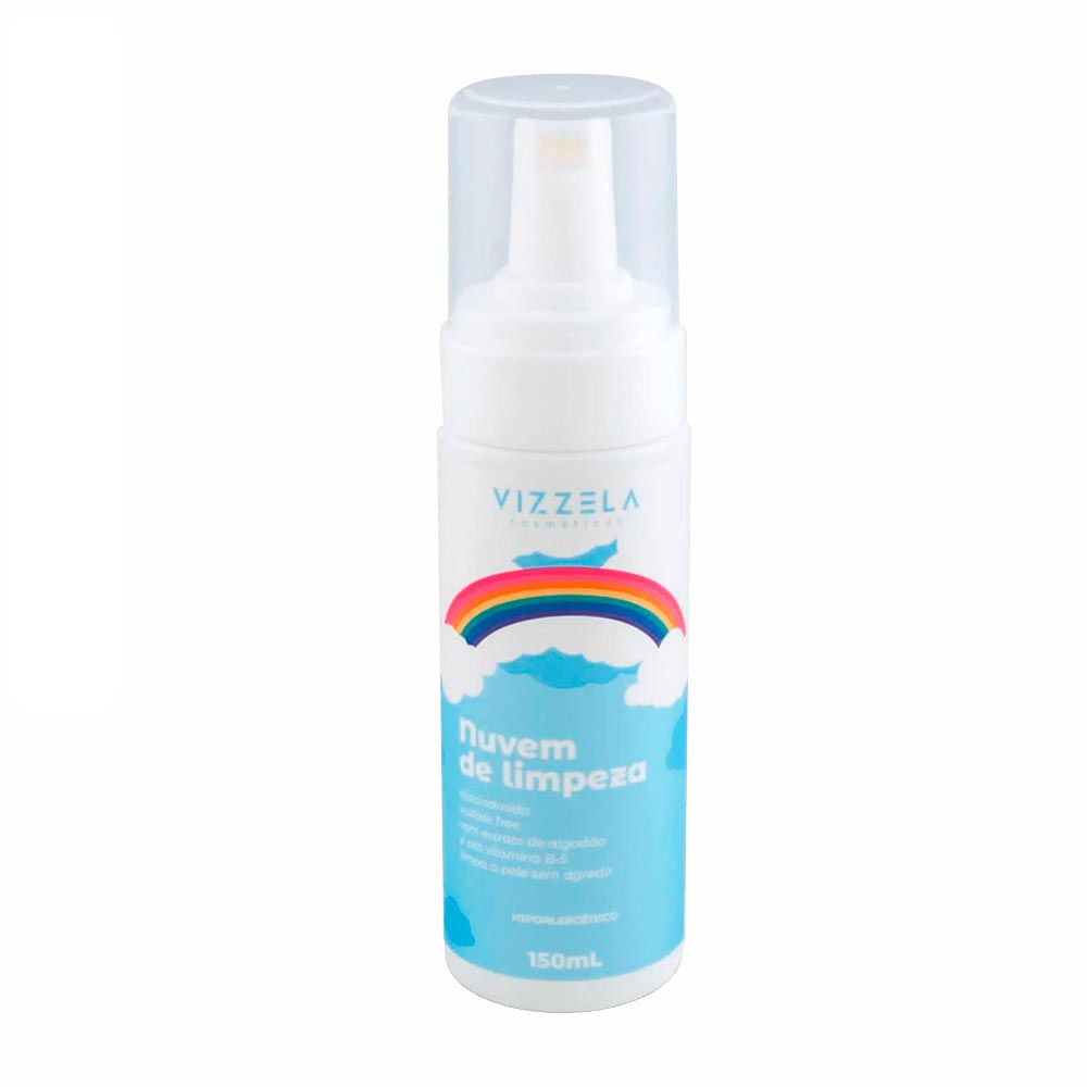 Espuma De Limpeza Facial Vizzela Nuvem De Limpeza 150ml