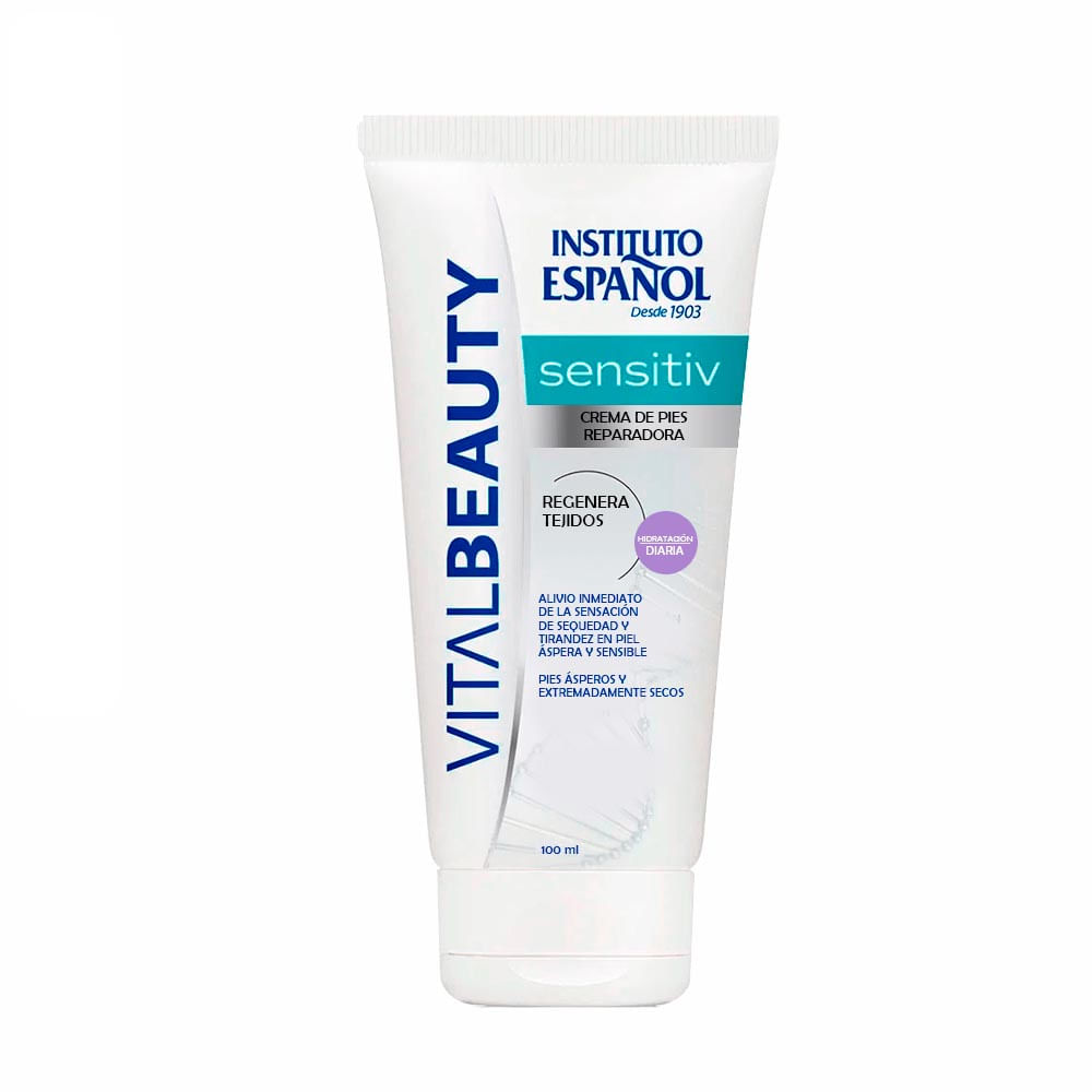 Creme Para Pés Vital Beauty Sensitive Crema De Pies Reparadora 100Ml