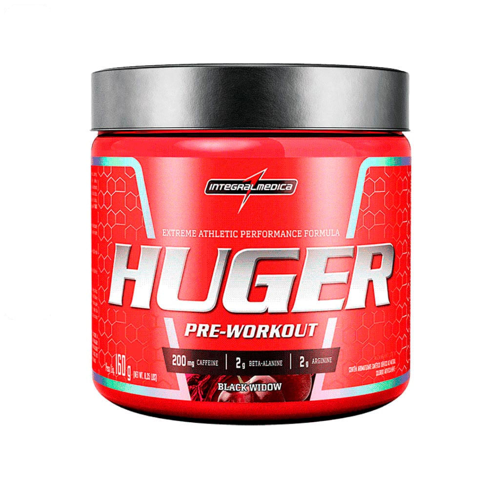 Pré Treino Huger Integralmédica Black Widow 160g