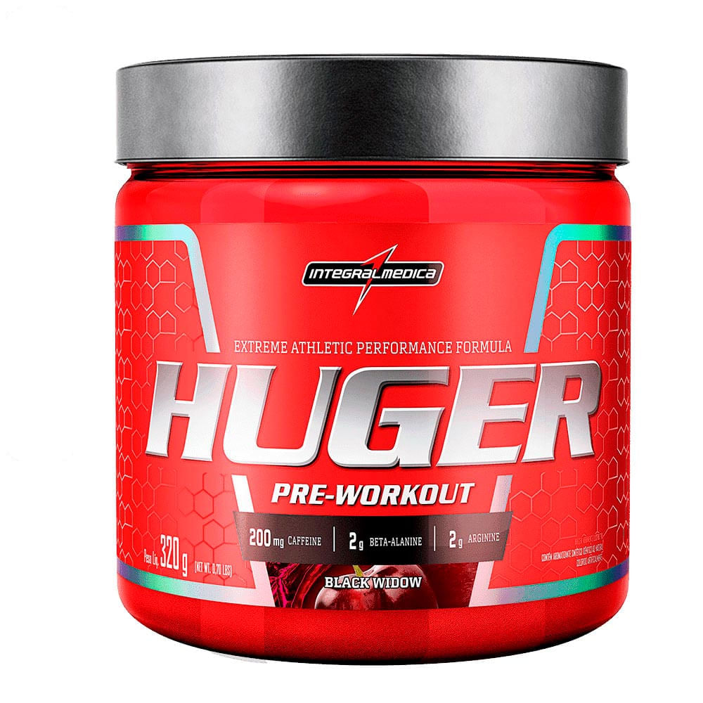 Pré Treino Huger Integralmédica Black Widow 320g