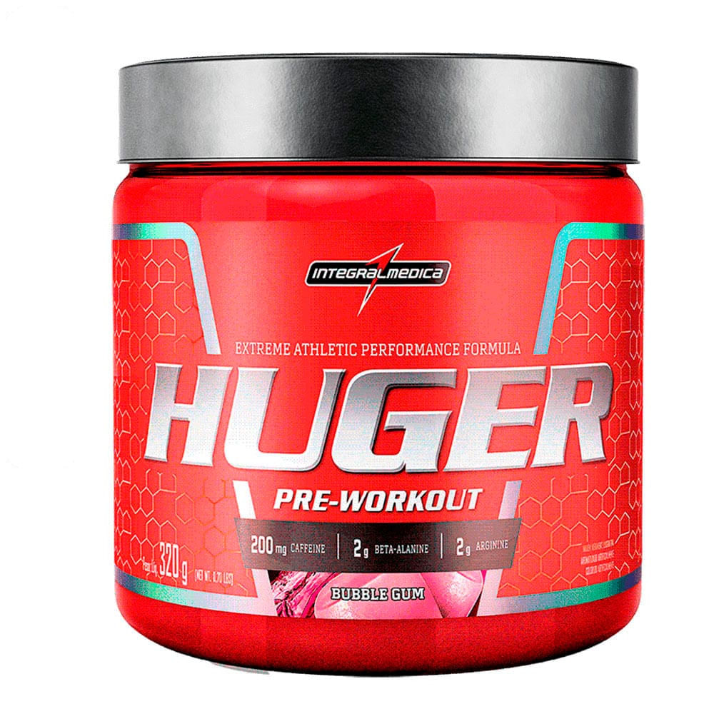 Pré Treino Huger Integralmédica Bubble Gum 320g