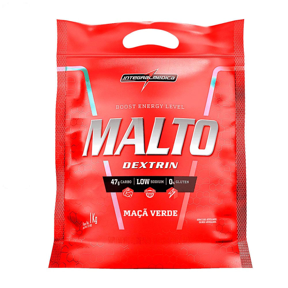 Suplemento Maltodextrin Integralmédica Maça Verde Pouch 1Kg