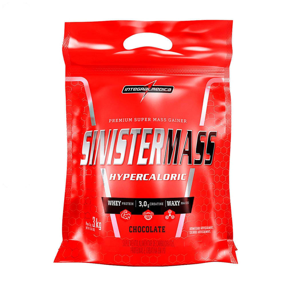 Suplemento Sinister Mass Integralmédica Chocolate 3Kg