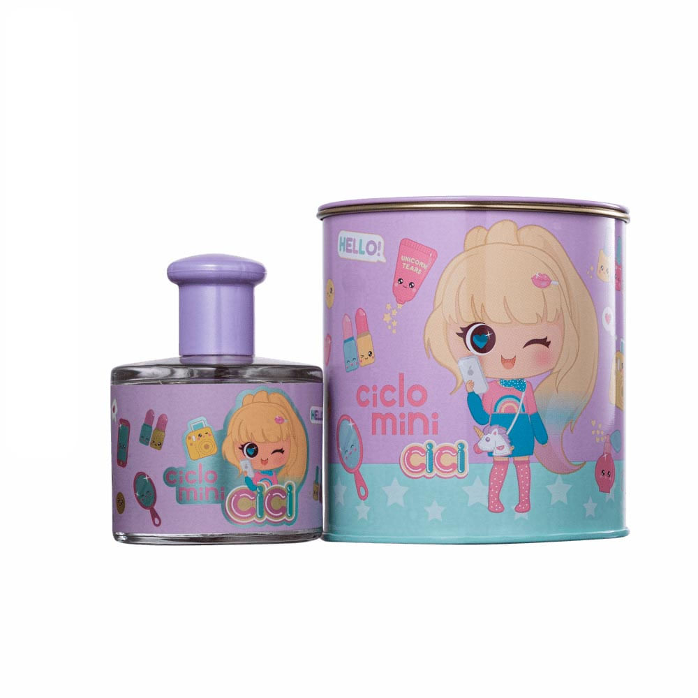 Colônia Ciclo Mini Perfume Infantil Cici Bela 100ml