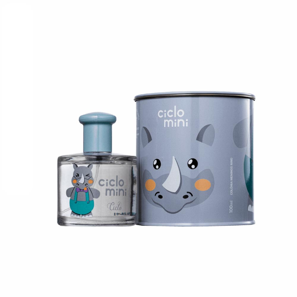 Colônia Ciclo Mini Perfume Infantil Rino 100ml
