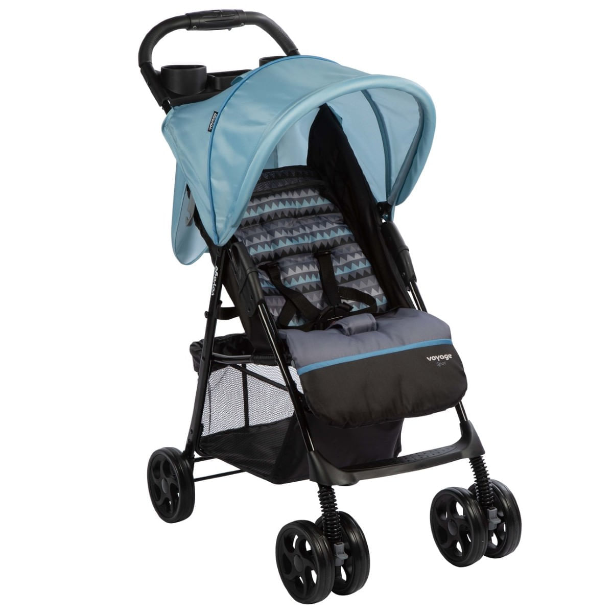 Carrinho De Passeio Para Bebê Spot Até 15kg Azul  Voyage