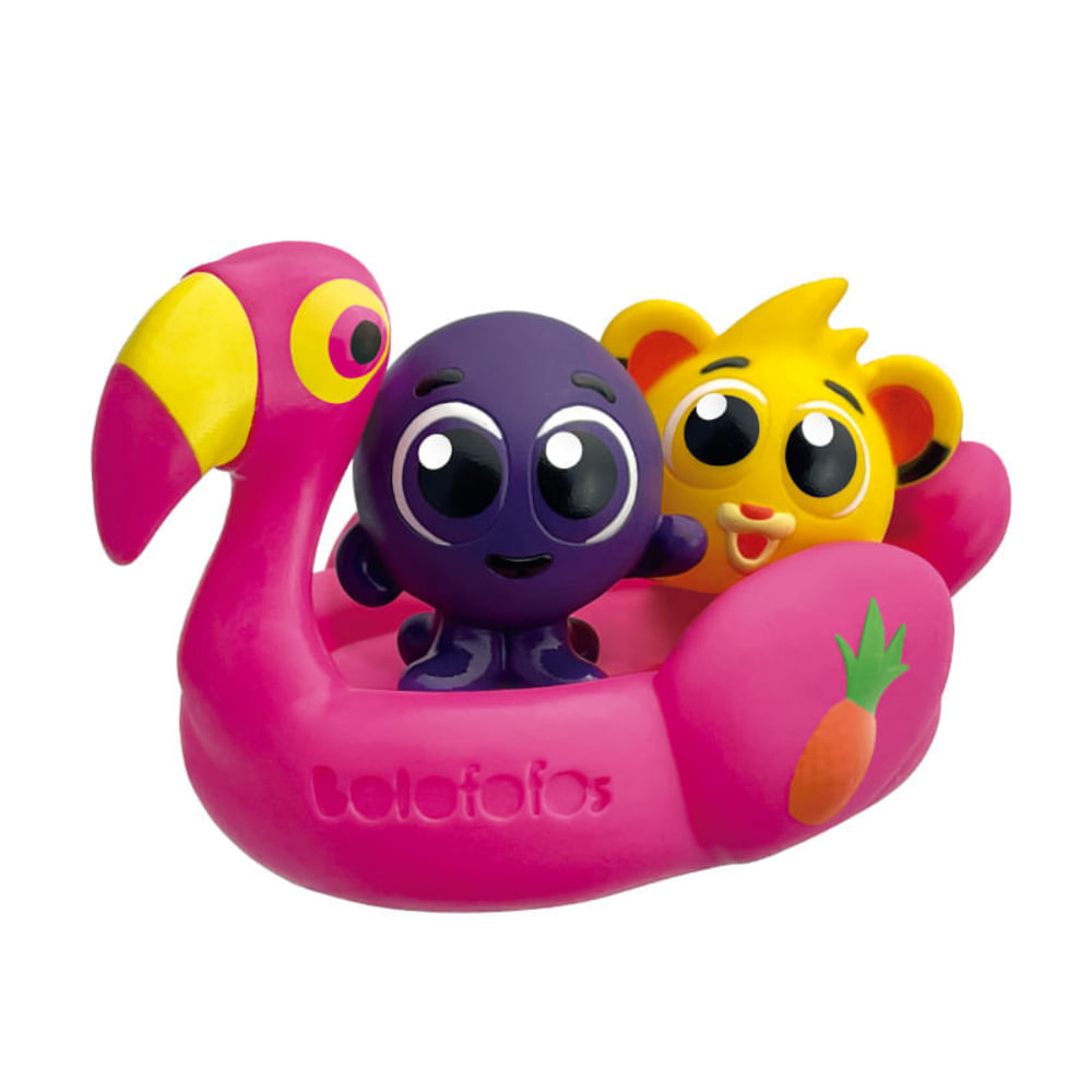 Brinquedo de Banho Bolofofos Flamingo Lider