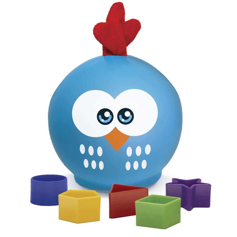 Brinquedo Infantil Encaixe Formas Galinhas Pintadinha Mini Elka