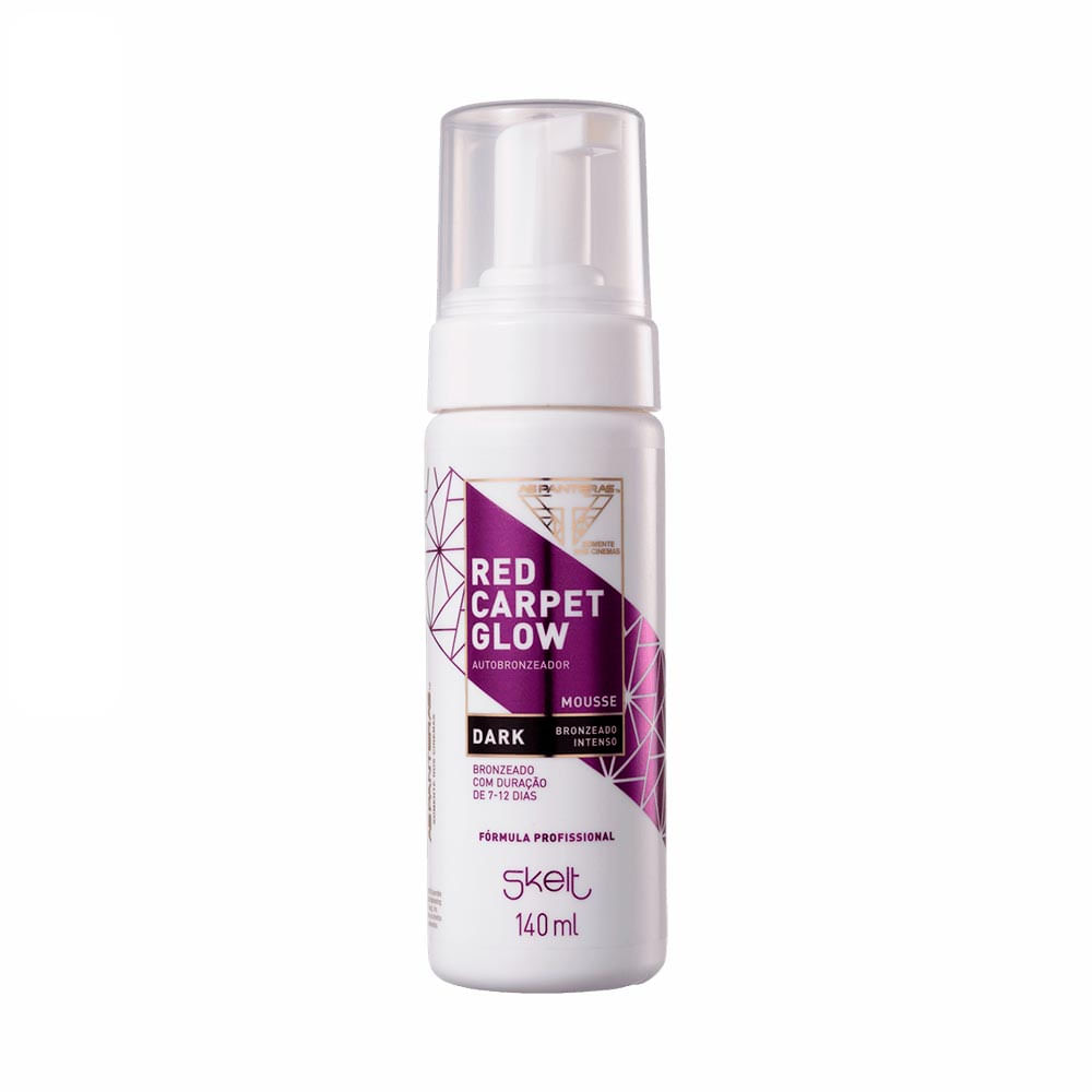 Autobronzeador Skelt Dark Red Carpet Glow Dark Mousse 140Ml