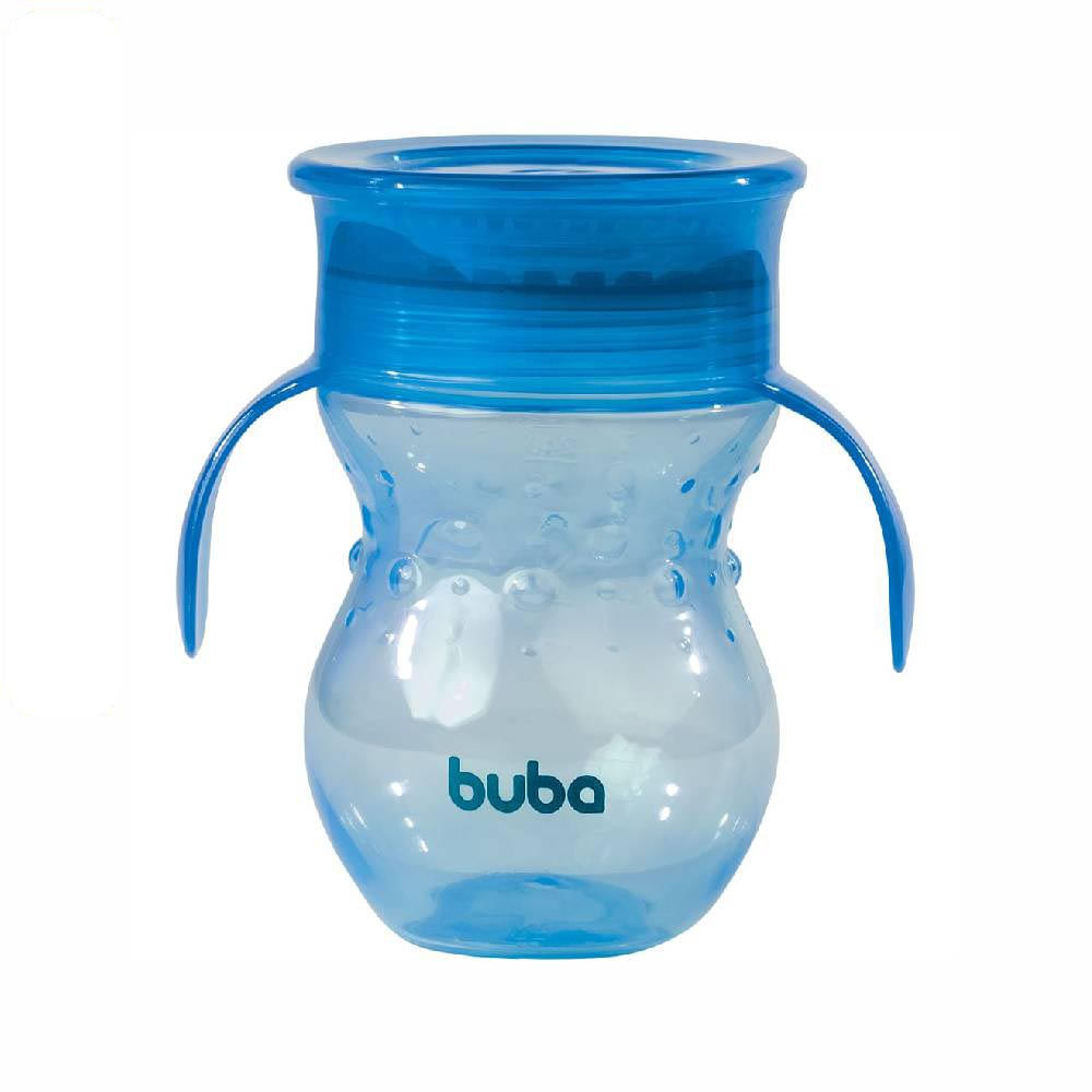 Copo 360 com Alca Baby Azul Buba