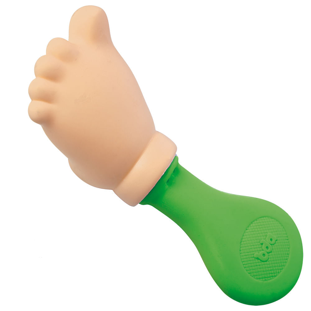Mordedor Chocalho Pezinho Colors Verde Toyster