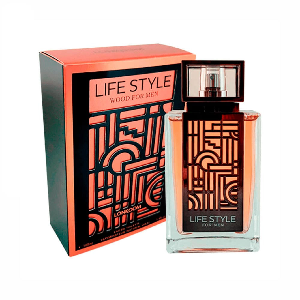 Perfume Masculino Life Style Wood De Lonkoom Eau De Toilette 100 Ml