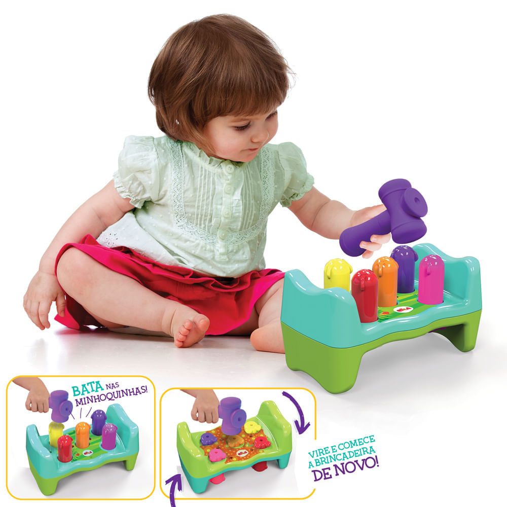 Bate Rebate Minhoquinhas Martelinho Elka