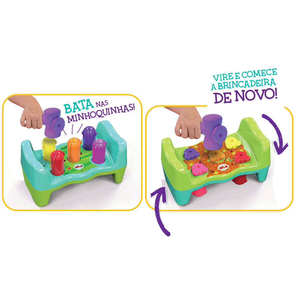 Bate Rebate Minhoquinhas Martelinho Elka