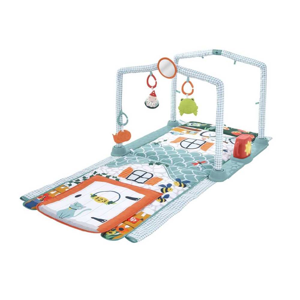 Tapete de Atividades 3 em 1 Ginásio para Bebês Cabana Infantil Fisher-Price