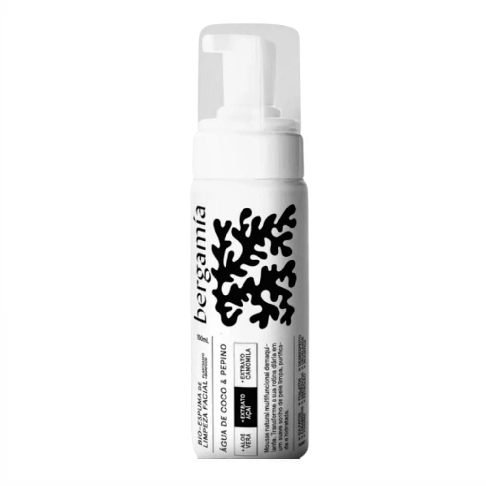 Espuma De Limpeza Facial Bergamia Água De Coco E Pepino 150Ml
