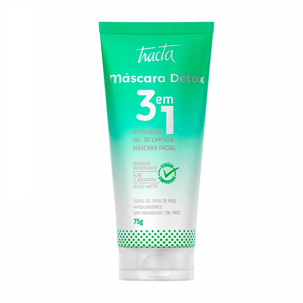 Máscara Facial Tracta Detox 3x1 75g