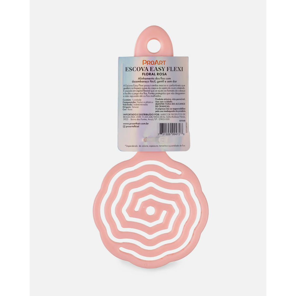 Escova Floral Easy Flexi ProArt Rosa