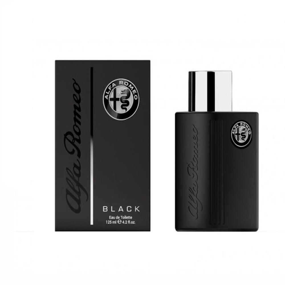 Alfa Romeo Black Eau De Toilette Perfume Masculino 125Ml