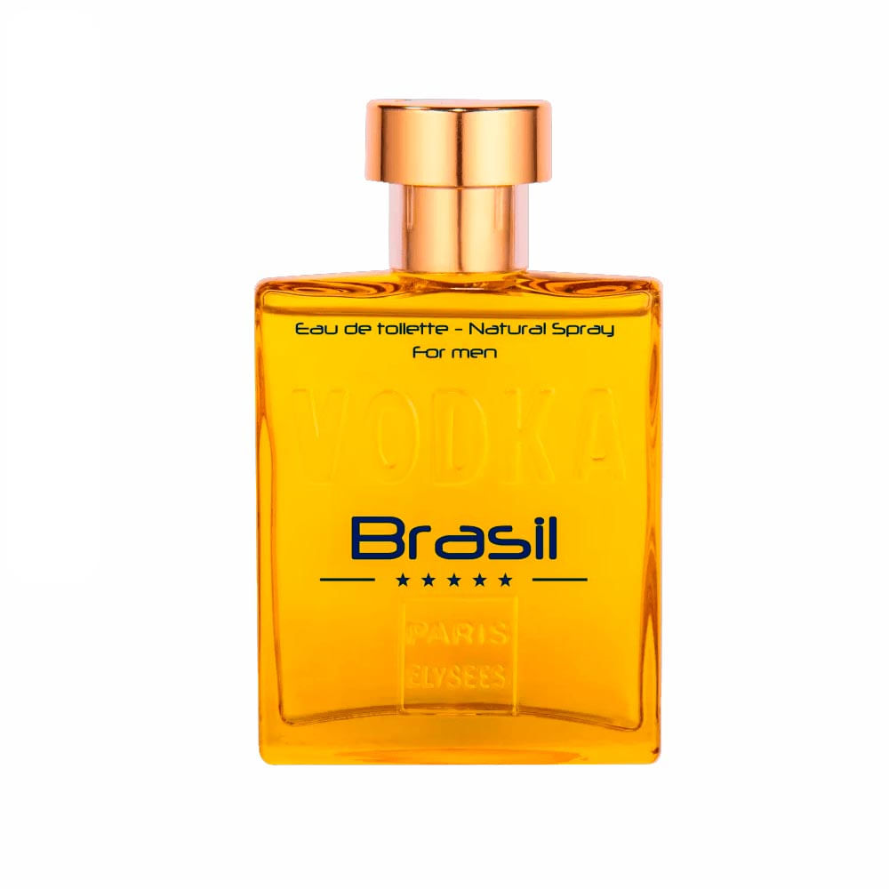 Paris Elysees Vodka Brasil Yellow Eau De Toilette Perfume Masculino 100Ml