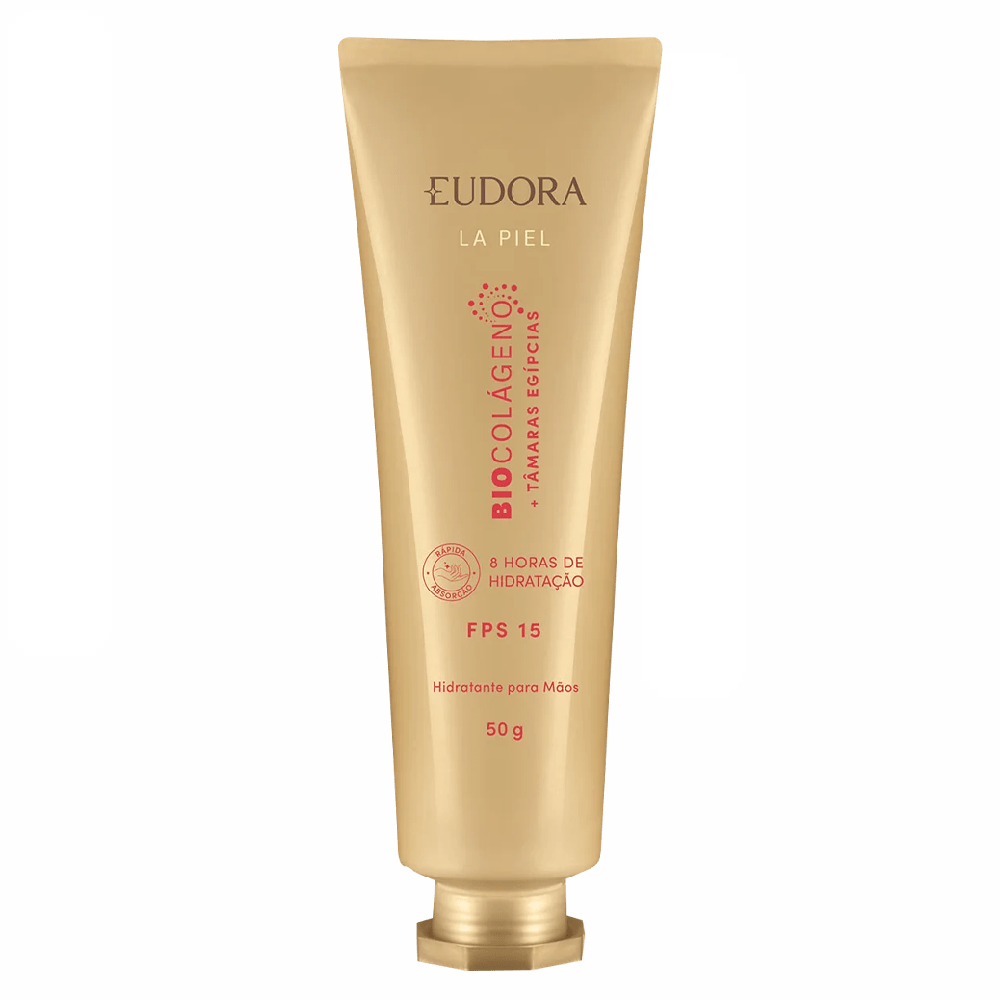 Creme Hidratante para Mãos Eudora La Piel Tâmaras Egípcias FPS15 50g
