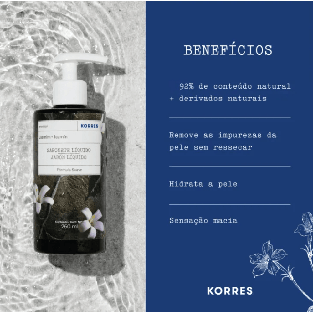 Sabonete Líquido Korres Gengibre e Limão 250ml
