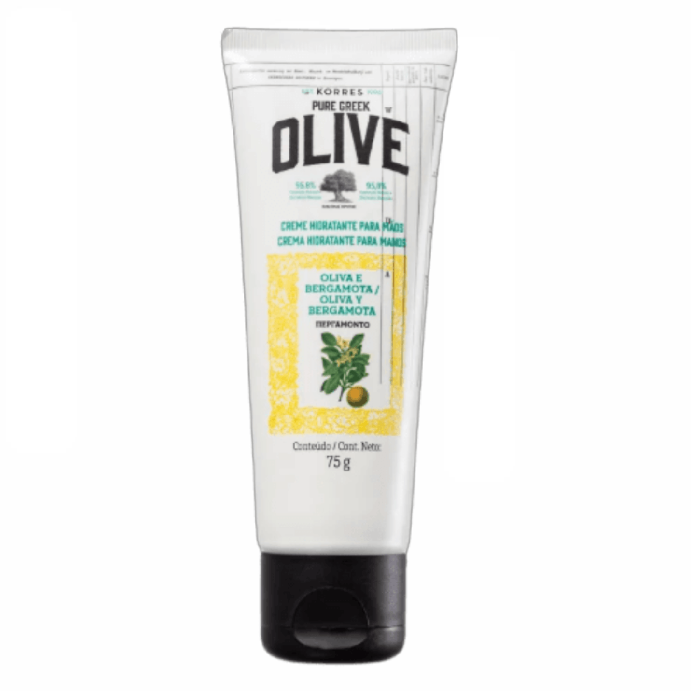 Creme Para As Mãos Korres Pure Greek Olive Oliva E Bergamota 75ml