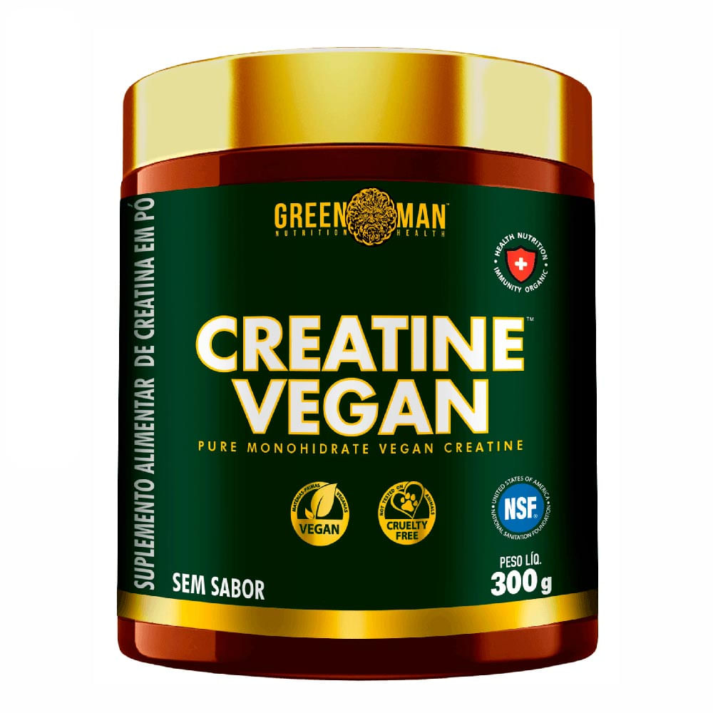 Suplemento Alimentar Creatine Vegan Green Man 300g