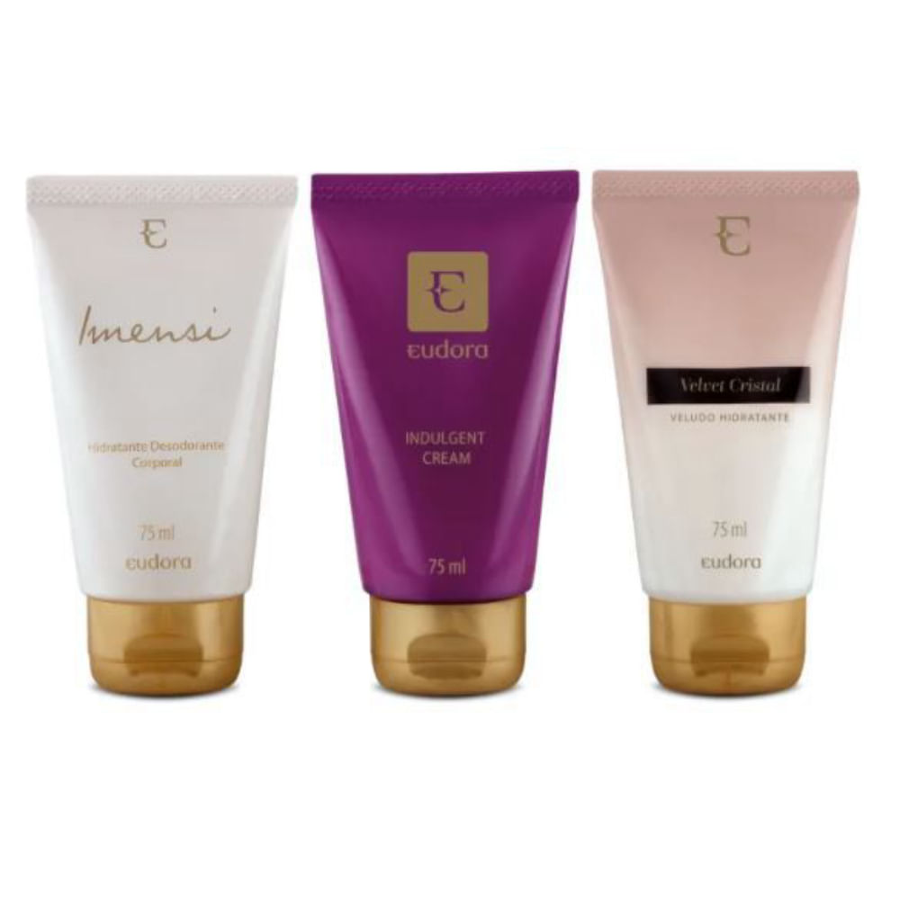 Loção Corporal Eudora Instance 3 Unidades 75ml