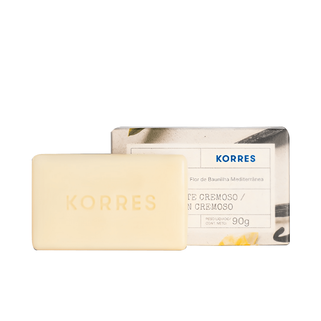 Sabonete Em Barra Korres Baunilha Mediterrânea 90g
