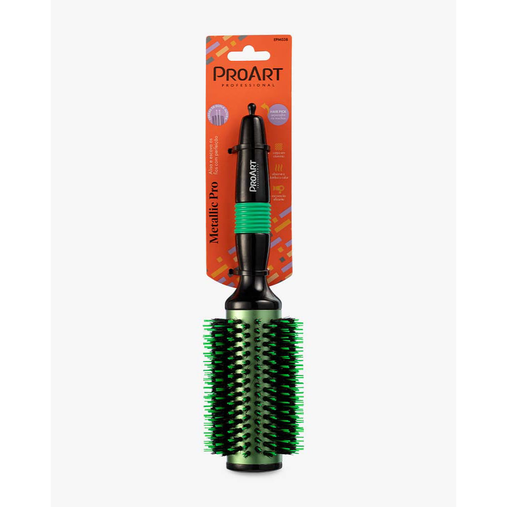 Escova Profissional Metálica ProArt 38mm Verde