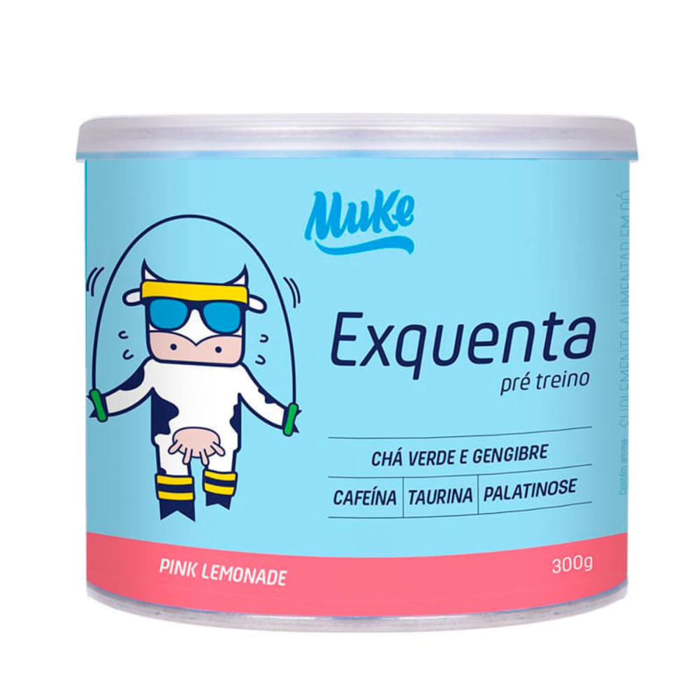 Pré Treino Pink Lemonade Exquenta Muke Mais Mu 300g