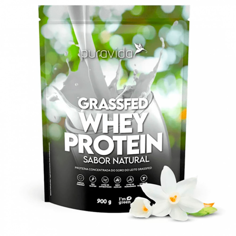 Whey Protein Natural Pura Vida Grassfed 900g