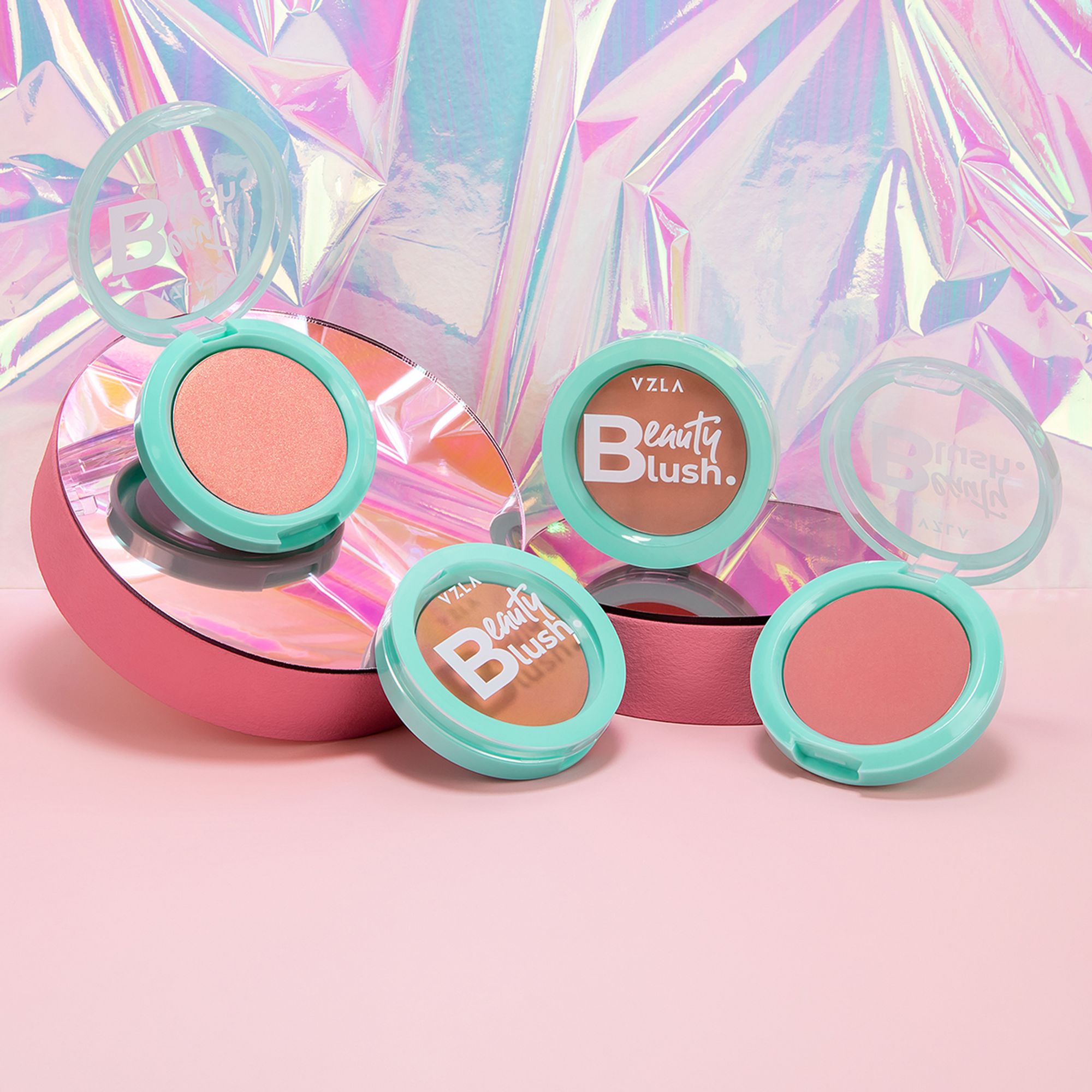 Blush Compacto Vizzela Beauty Blush Beauty Baby Cor-03 4,6g