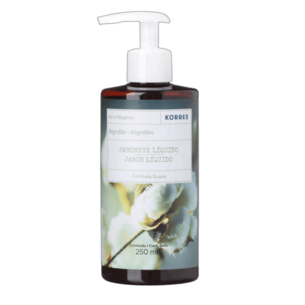 Sabonete Líquido  Korres Algodão Puro 250ml