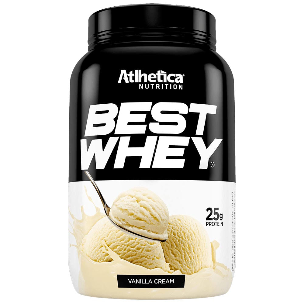 Best Whey Protein Vanilla Cream Atlhetica Nutrition 900g