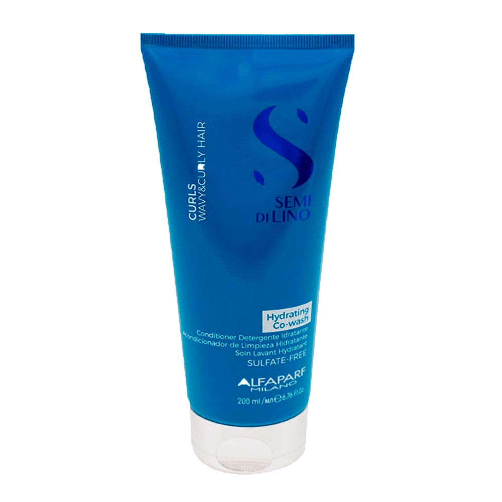 Condicionador Hidratante Alfaparf Milano Semi Di Lino Hydrating Co-Wash 200ml