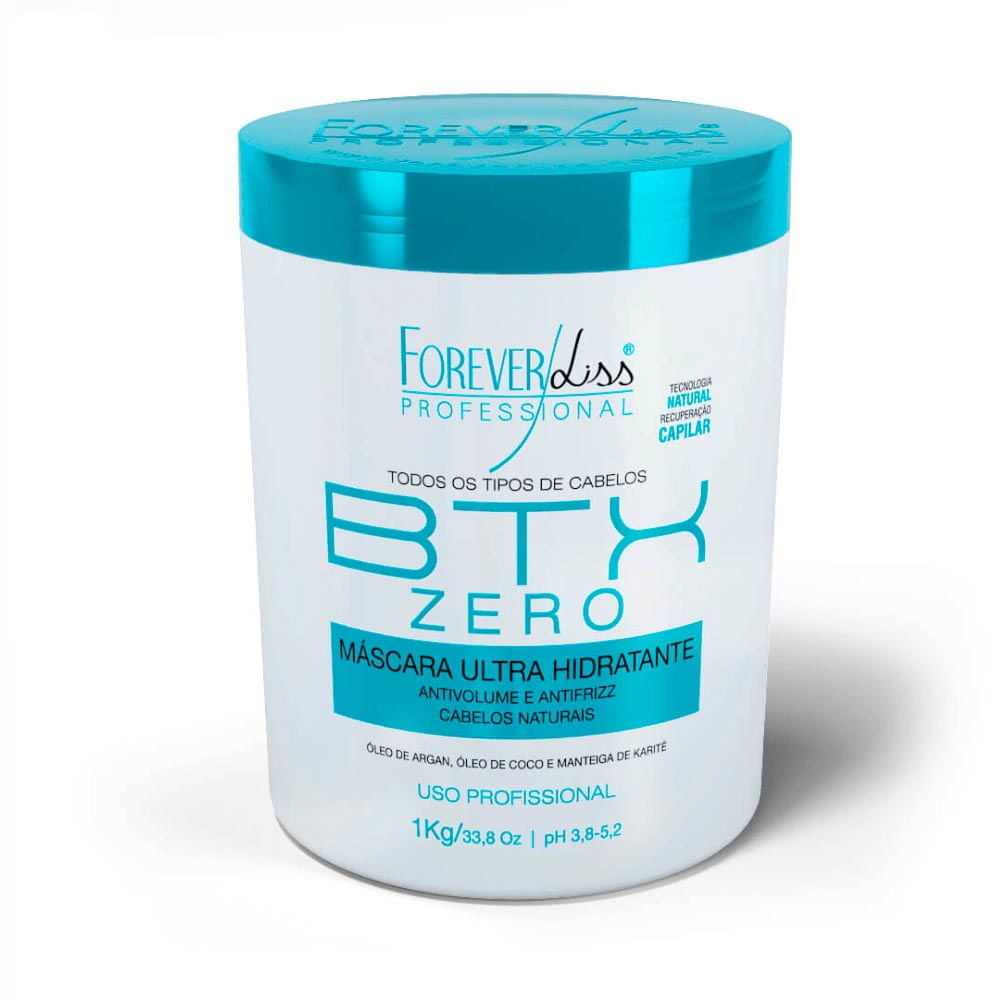 Máscara Forever Liss Botox Ultra Hidratante Volume Zero 1kg