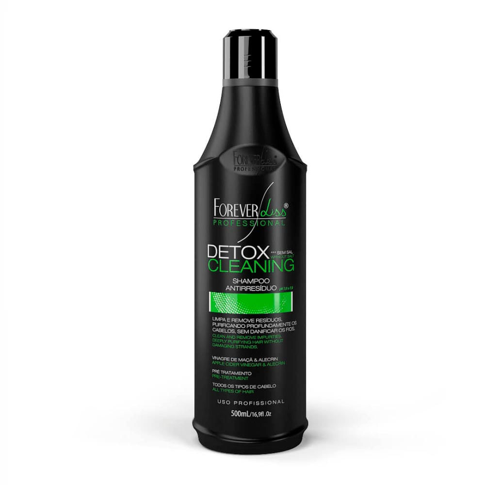 Shampoo Forever Liss Detox Cleaning Antirresíduo 500Ml