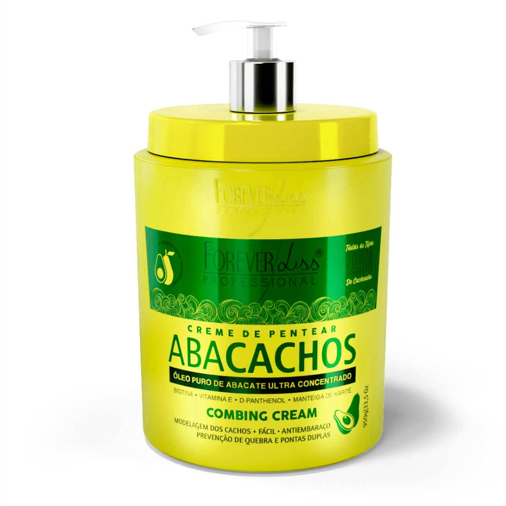 Creme de Pentear para Cacheadas Abacachos 950g Forever Liss
