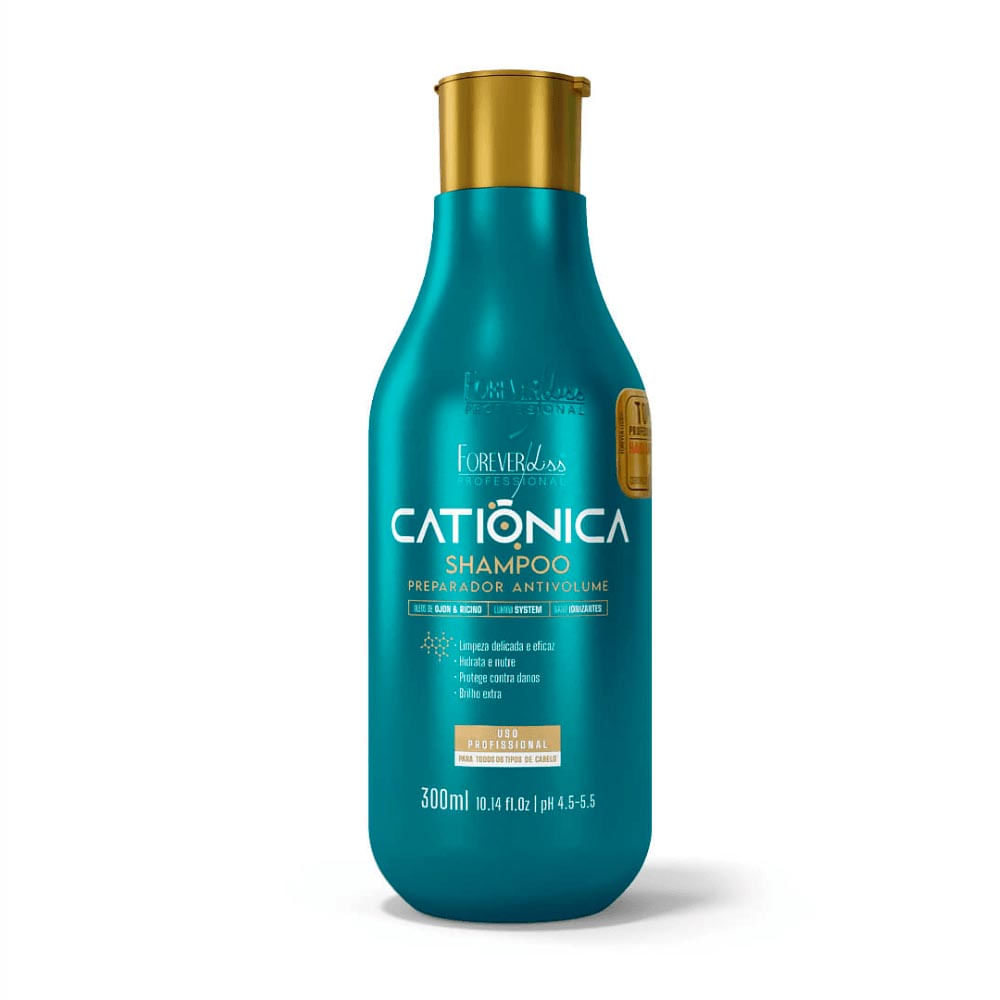 Shampoo Forever Liss Catiônica 300Ml