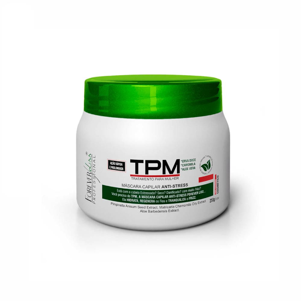 Máscara Forever Liss TPM Anti Stress 250g