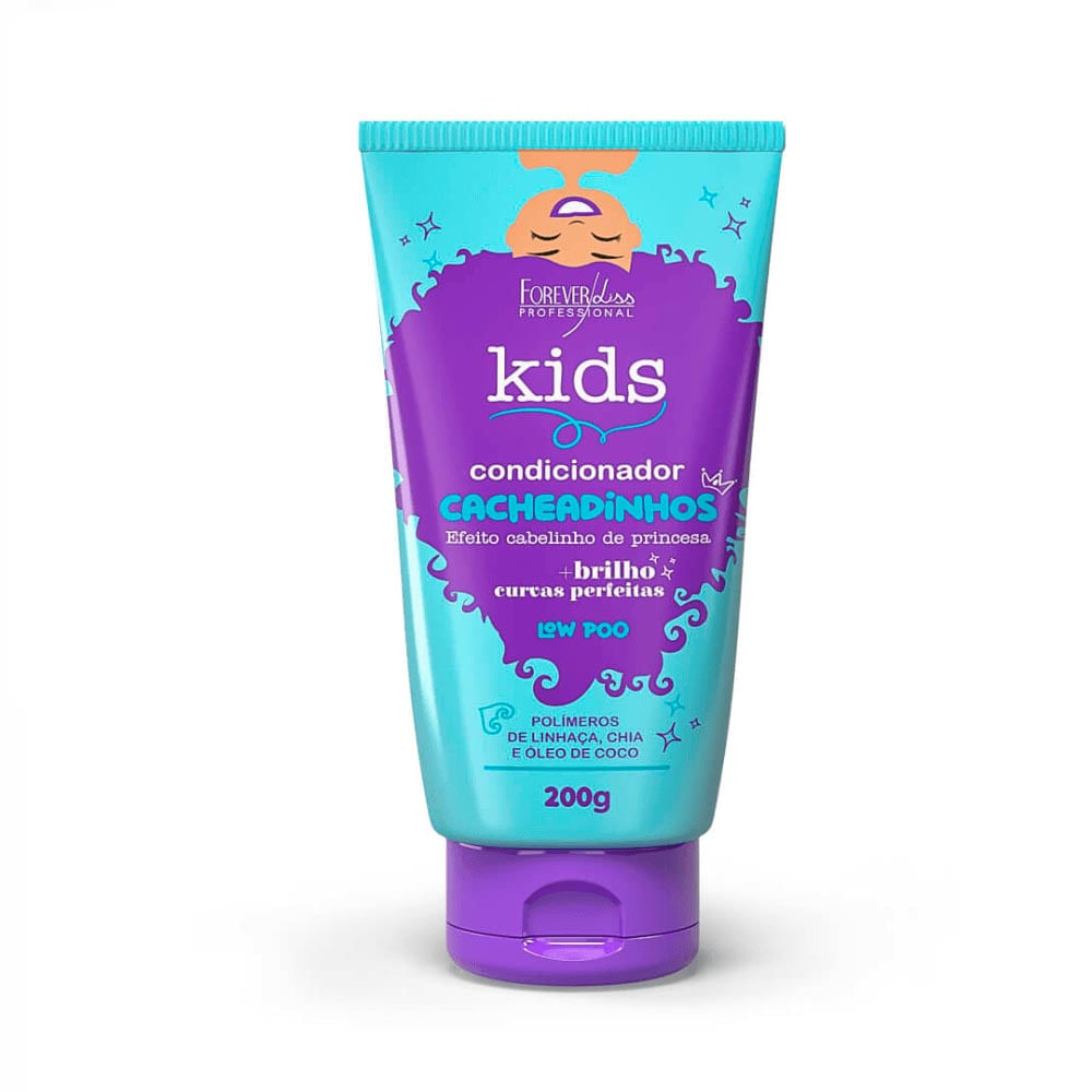 Condicionador Forever Kids Infantil Cachinhos 200g